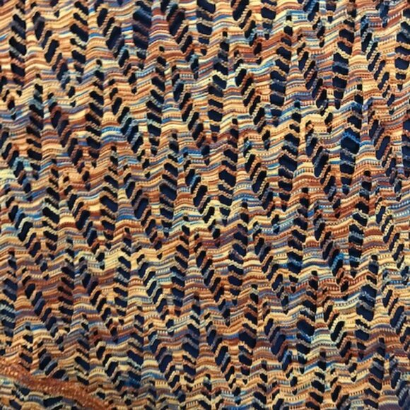 NEW Stunning One Live &Let Live Women 2 Pc Navy Tank w/Open Weaver Overlay. 1X - Picture 7 of 7